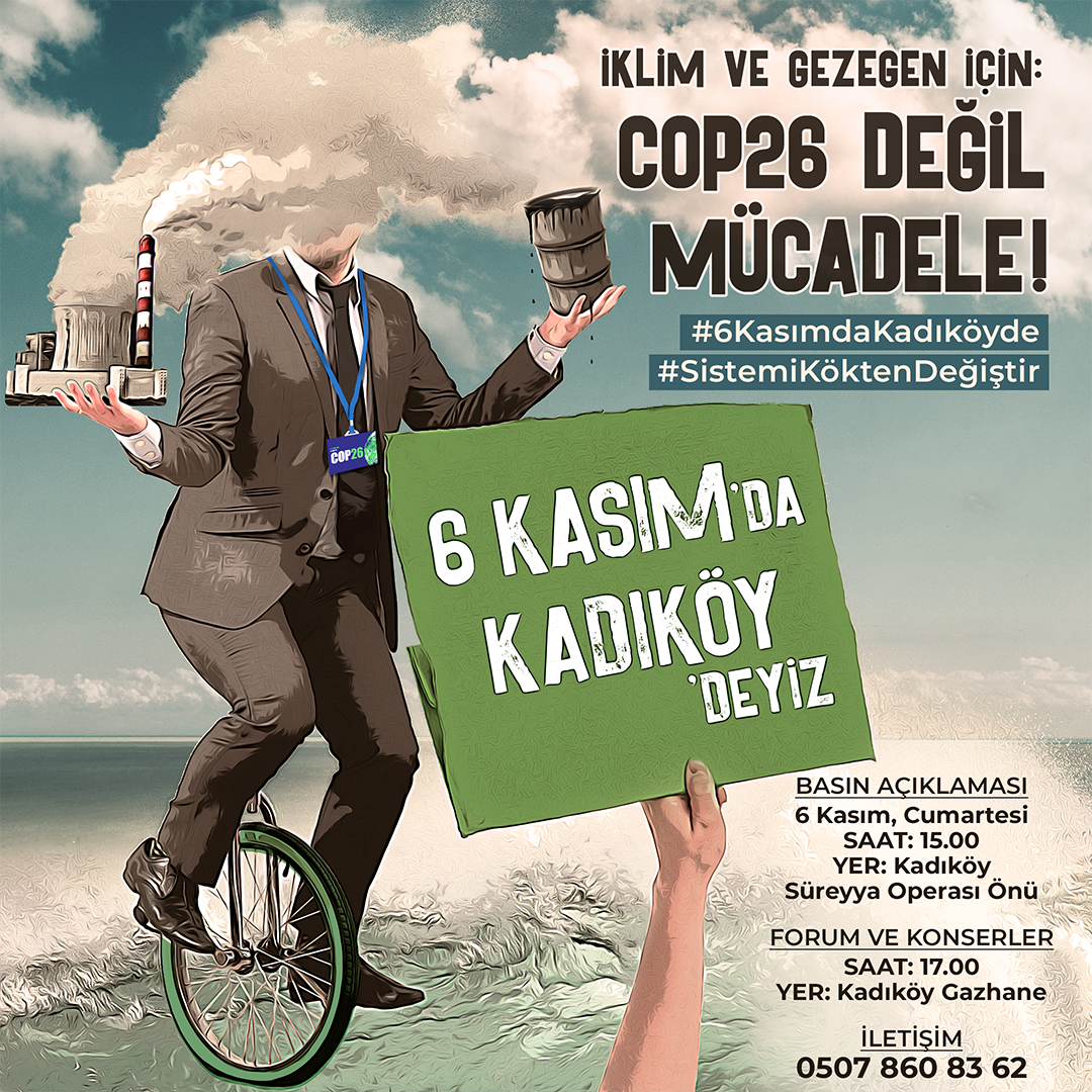 COP26 Demonstration in Istanbul